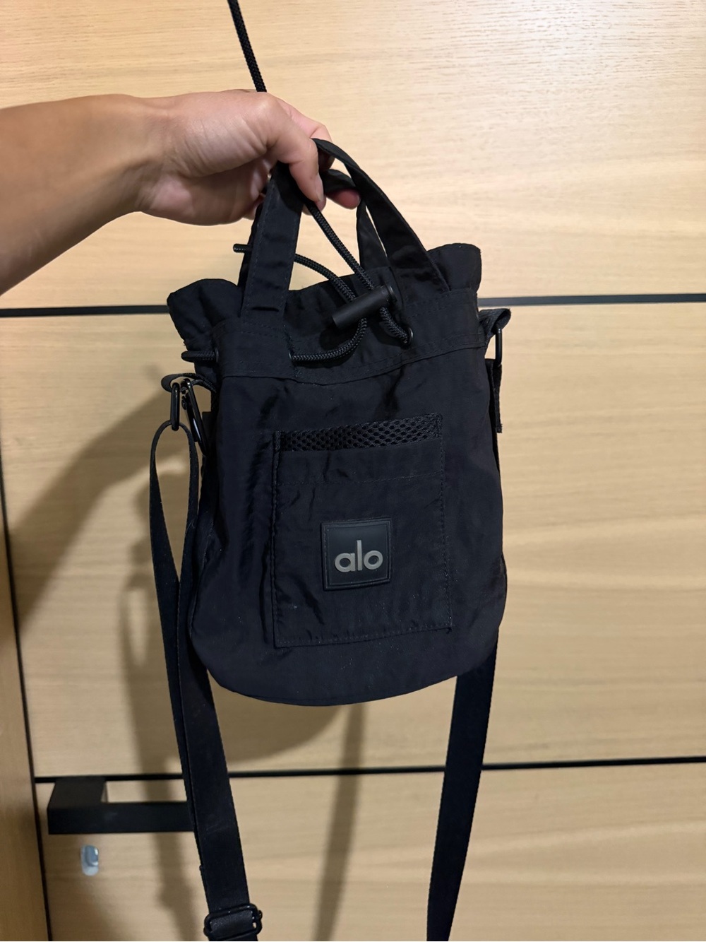 ALO drawstring bag